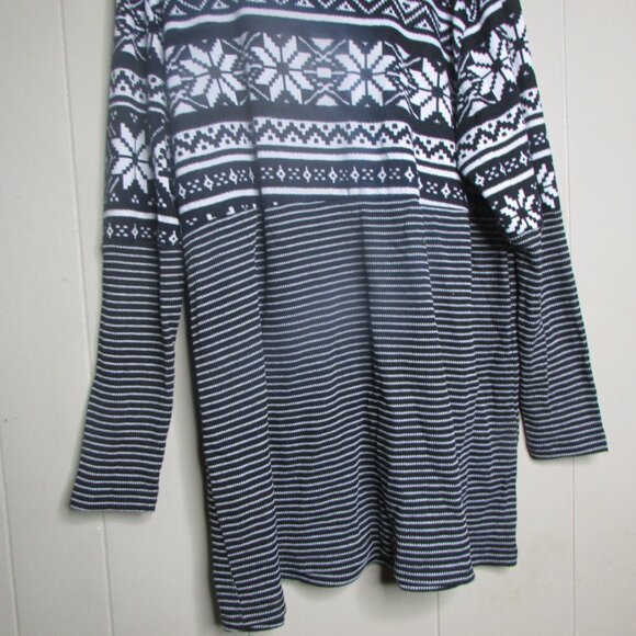 Ma Cherie Maternity Shirt M 3/4 Sleeve Black White - Picture 11 of 11